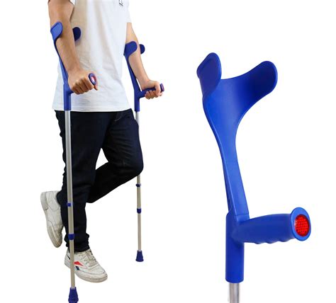 Buy Pepe Crutches For Adults Men X2 Units Open Cuff Elbow