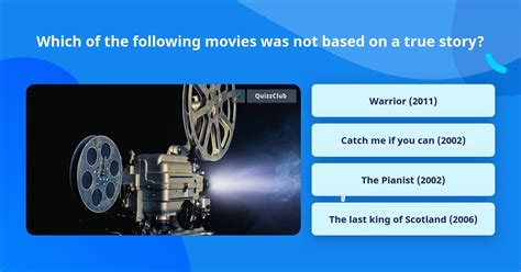 Which Of The Following Movies Was Trivia Answers Quizzclub