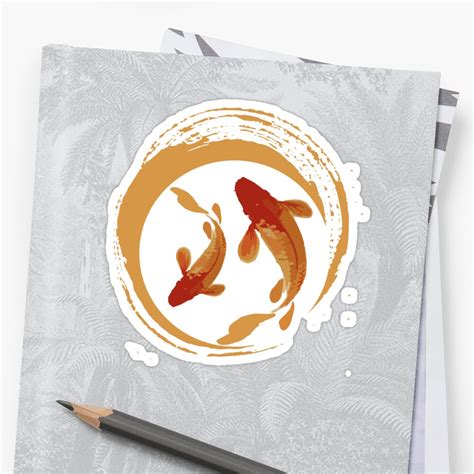Koi Fish Sticker By Asepsarifudin09 Redbubble