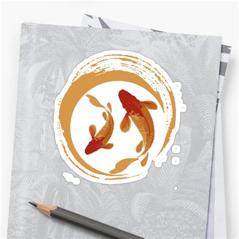 KOI FISH Sticker By Asepsarifudin09 Redbubble