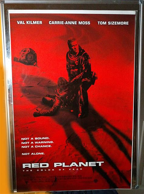 Red Planet Val Kilmer Carrie Anne Moss Original Double Sided Rolled 27x40 Movie Poster 2000 At