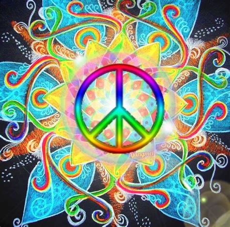 Peace ☺ ☯ Լ☮ƔЄ﻿Ҩ¸´¯ Simbolo De Paz Hippies Arte Psicodelico