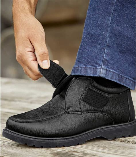 Mens Black Leather Boots Atlas For Men