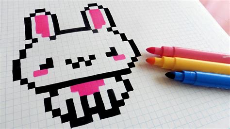Handmade Pixel Art How To Draw Kawaii Rabbit Pixelart