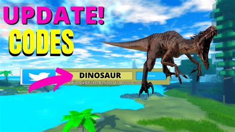 New Update Dinosaur Codes Dinosaur Simulator Roblox Youtube