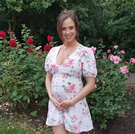 Love Island Star Camilla Thurlow Cradles Her Growing Baby Bump As She