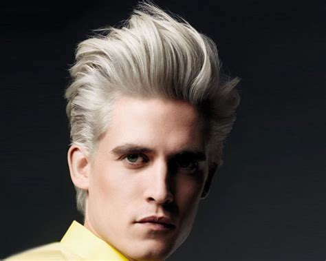 Men's hair highlights are making a major comeback. Trendy Streaks of Hair Color for Men - Leather Jacket