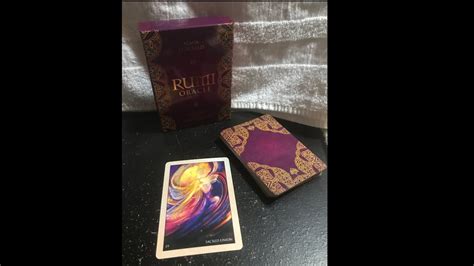 The box includes 33 cards with ari's magnificient. (Review/Unboxing) Rumi Oracle cards by Alana Fairchild - YouTube