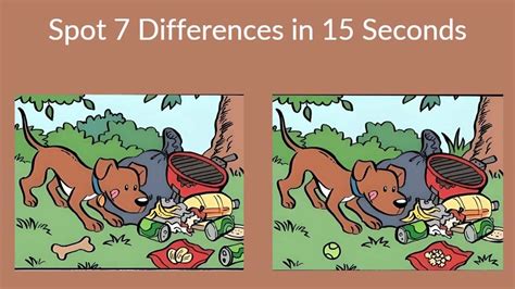 Spot The Difference Can You Spot 7 Differences In 15 Seconds