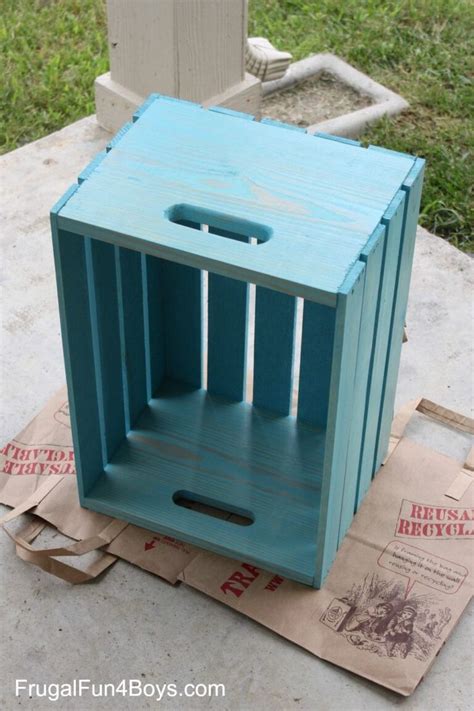 Wooden Crate Toy Storage Frugal Fun For Boys And Girls Wooden