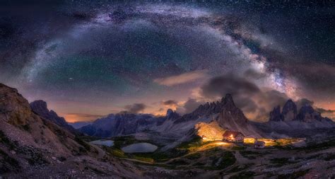 Milky Way In The Dolomites Bastianm89 Flickr
