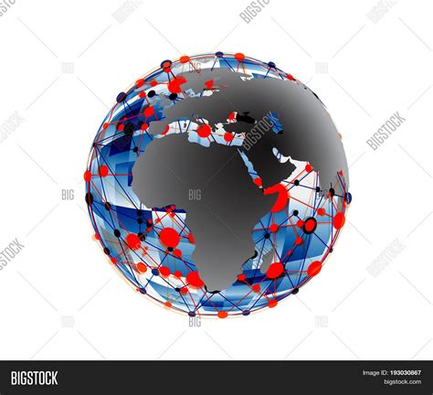 Global Communication Vector And Photo Free Trial Bigstock