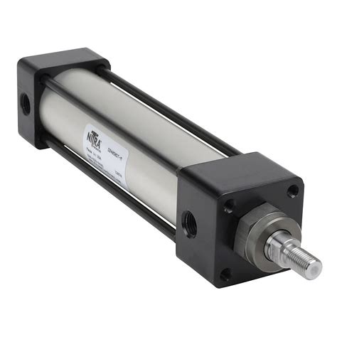 Pneumatic Air Cylinder Nfpa Tie Rod 1 12in Bore 5in Stroke Pn D24050dt M Automationdirect