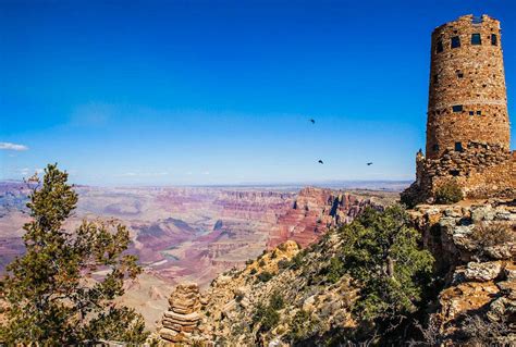 Grand Canyon Desert View Watchtower Parco Nazionale Del Grand Canyon