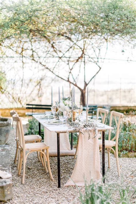 Romantic Outdoor Tuscany Wedding Ideas In Pale Grey Green Laptrinhx