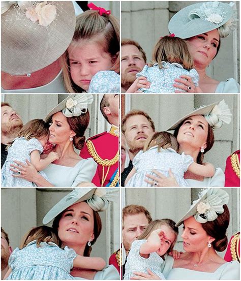 Catherine Duchess Of Cambridge Comforts Her Daughter Princess