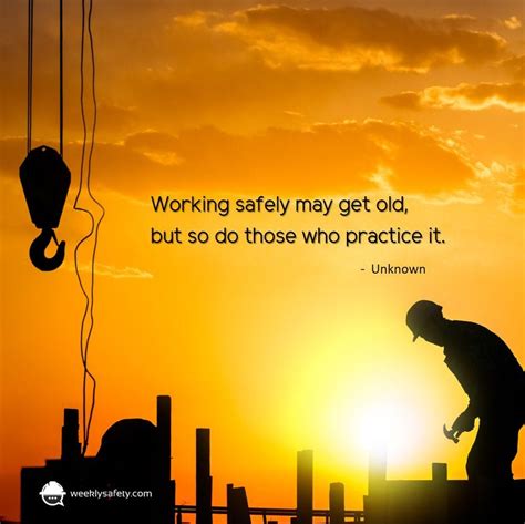 However, effective safety measures must be in place, and exploration must be done in an environmentally sensitive manner that in no way interferes with our military. Safety Quotes - Weeklysafety.com | Safety quotes, Health ...