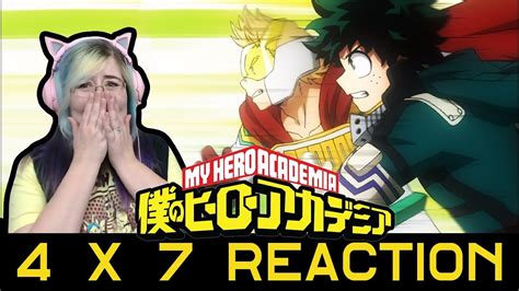 Oh My God Its Happening My Hero Academia 4x7 Dub Reaction