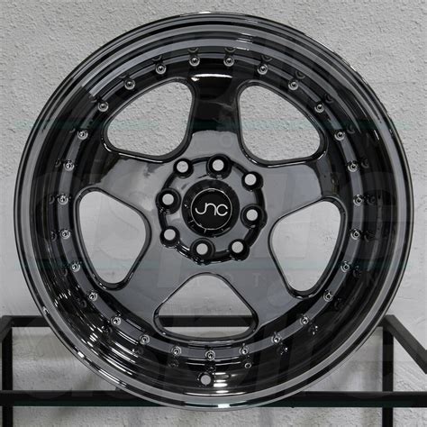 One 16x9 Jnc 010 4x1004x1143 15 Black Chrome Wheel Rim 731 Wheels