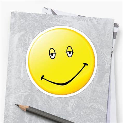Dazed And Confused Smiley Face Sticker By Rkillmeyer315 Redbubble