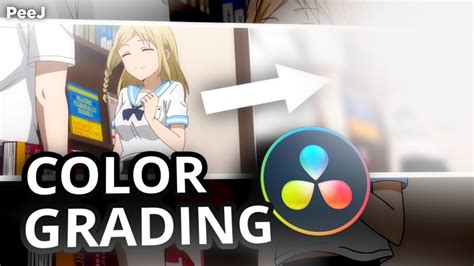 How To Color Grade Anime In Davinci Resolve Youtube