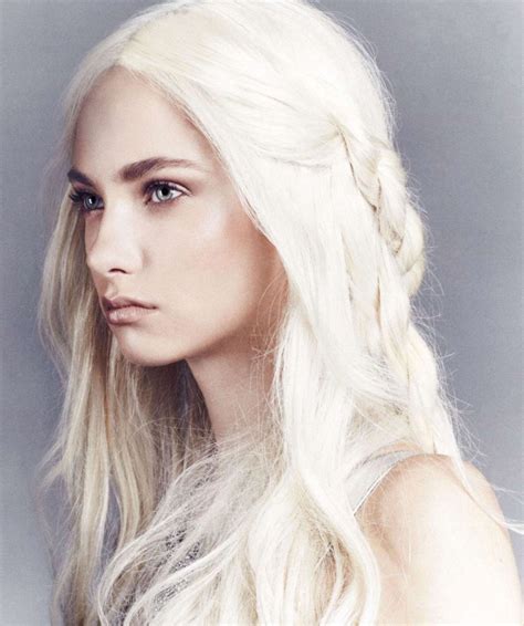 Pale Blonde Hair Long White Hair Targaryen Aesthetic Blonde