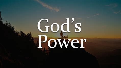 The Divine Power And Nature Of God Won Heart One God