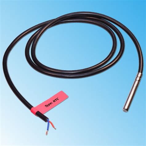 ntc 20k temperature sensor 1 20m pvc cable waterproof probe thermistor ntc20k ebay