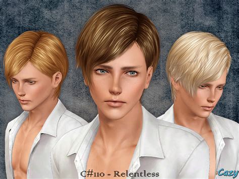 Https://tommynaija.com/hairstyle/cazy The Sims 3 Relentless Hairstyle Set