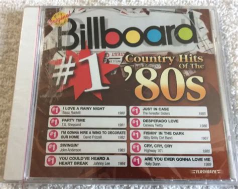 billboard 1 country hits of the 80 s by various artists cd sealed cracked case 36 49 picclick