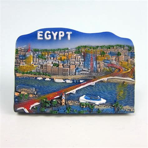 Egypt Cairo Tourism Souvenirs Fridge Magnets Handmade Resin
