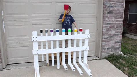 Xylophone Built Out Of Pvc Pipe Youtube