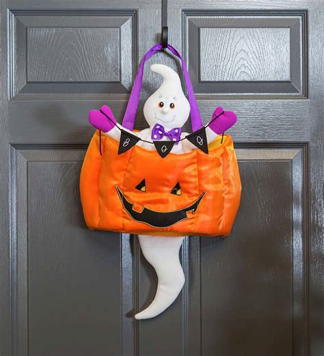 Spooky Ghost Motion Activated Halloween Door Décor Plow And Hearth