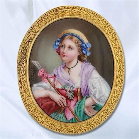Victorian Miniature Portrait Brooch 50 1 1691 Lang Antiques