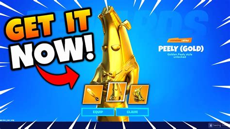 Unlock Gold Peely Now With This Secret Trick In Fortnite Youtube