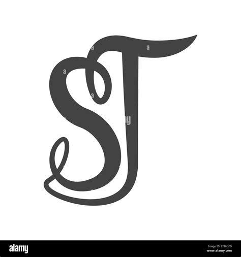 Initial Ts Letter Logo Vector Template Design Linked Letter St Logo