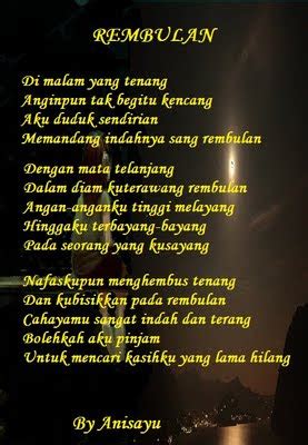 PUISI CINTA BY ANISAYU: Rembulan