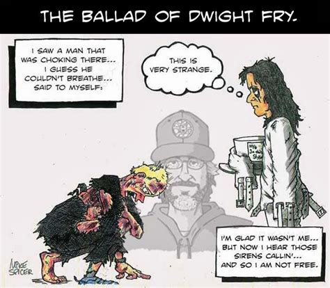 Mike Spicer Cartoonist Caricaturist The Ballad Of Dwight Fry