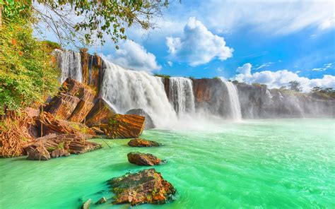 Wallpaper Vietnam Dray Nur Waterfall Beautiful Nature Landscape 3840x2160 Uhd 4k Picture Image