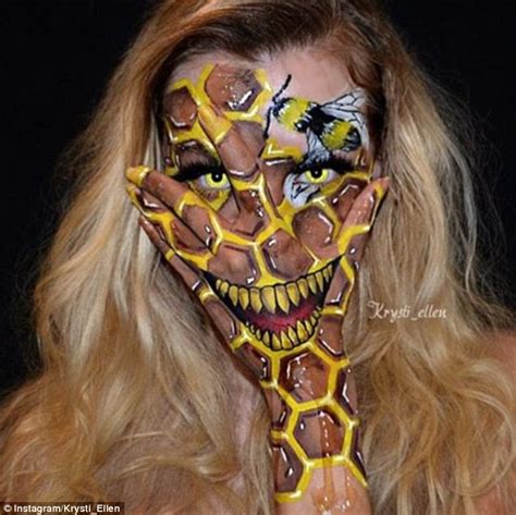 Krysti Ellen Transforms Her Face Into Incredible Works Of Art Daily