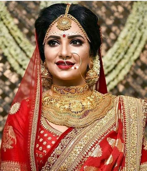 Stunning Bengali Bride Subhashreegangulyreal In Sabyasachiofficial