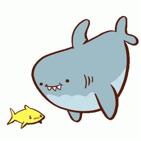 An Image Of A Shark And A Fish