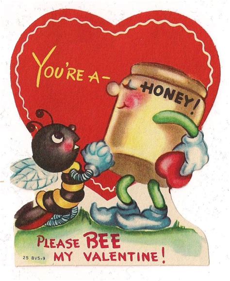 Youre A Honey Please Bee My Valentine My Funny Valentine