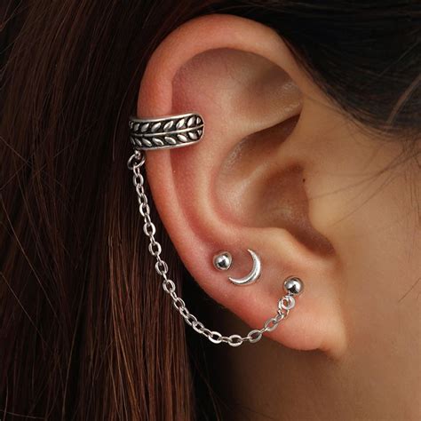 Dear Once Ear Chain Chain Earrings Ear Cuff Earings