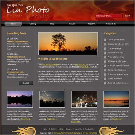 Creative, responsive and professionally designed free html templates are suited to build professional websites for multipurpose. lin photo Free website templates in css, html, js format ...