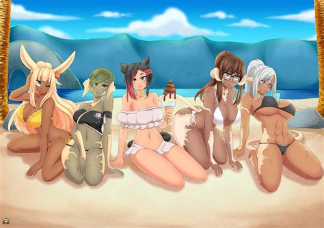 Beach Party By Manumiao Hentai Foundry