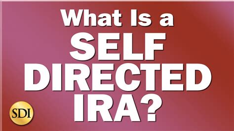 What Is A Self Directed Ira Video Free E Book For Self Directed Ira