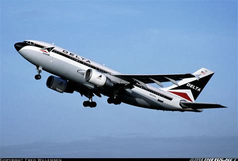 Airbus A310 324 Delta Air Lines Aviation Photo 3938103 Airliners