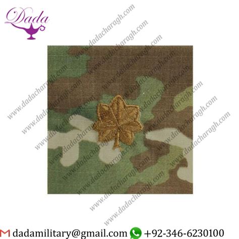 Genuine Us Army Embroidered Ocp Sew On Rank Insignia Major O 4 Arm