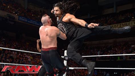 Roman Reigns And Dean Ambrose Vs The Ascension Raw 7 September 2015